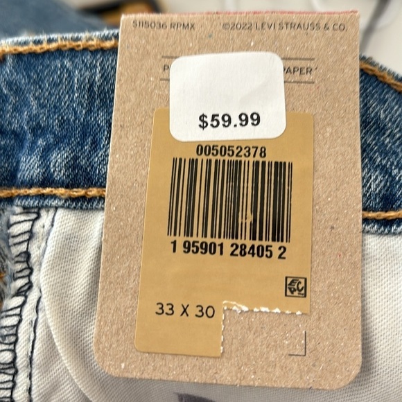 Levi’s 505 regular jeans nwt - Picture 7 of 10